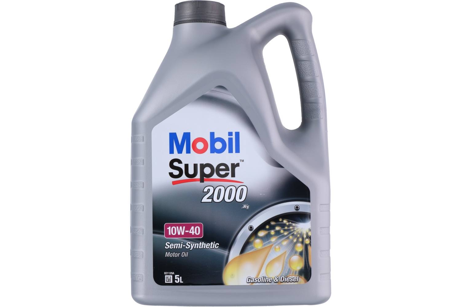 Motor oil, Mobil, semi-synthetic, 2000 X1 10W40, 5l 2