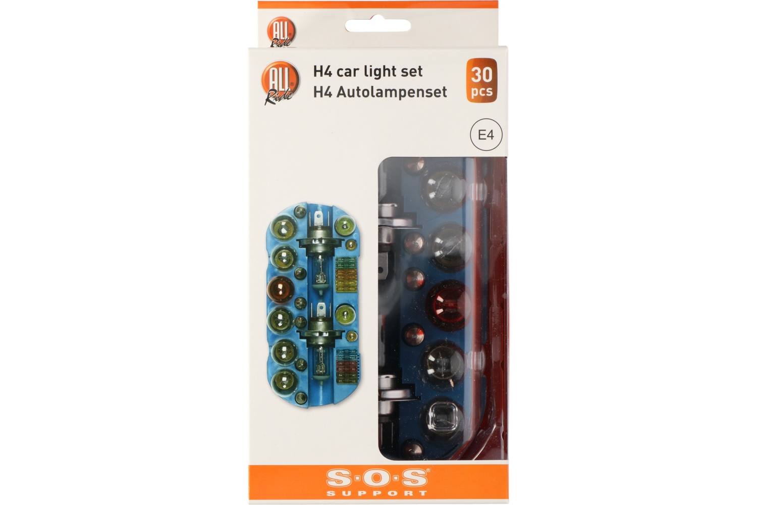 Car bulb set, AllRide SOS support, H4, 30 pieces 2