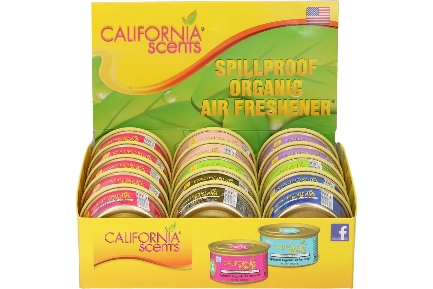 Display, California Scents, Air freshener, counter, 15 pieces, Air freshener 2