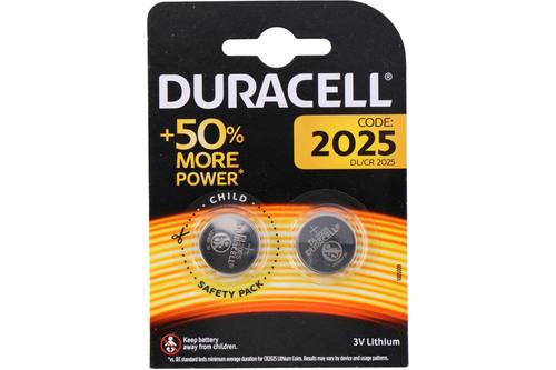 Battery, Duracell, 2025, 2 pieces, DL2025 / CR2025 1