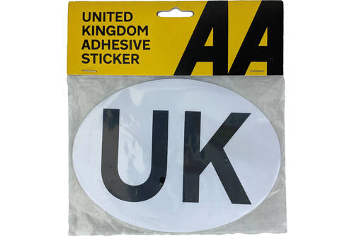 Sticker, AA, UK Self Adhesive Badge 1