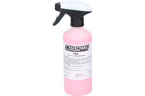 Detergent, Chrome, pink one step cleaner and dressing, 500ml 1