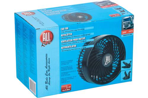 Fan, AllRide, 24V, with suction cup and clip 1