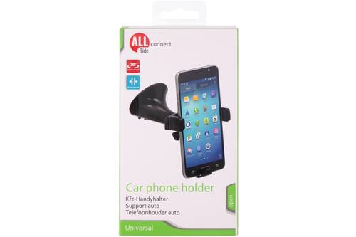 Phone holder, AllRide Connect, universal, with suction cup 1