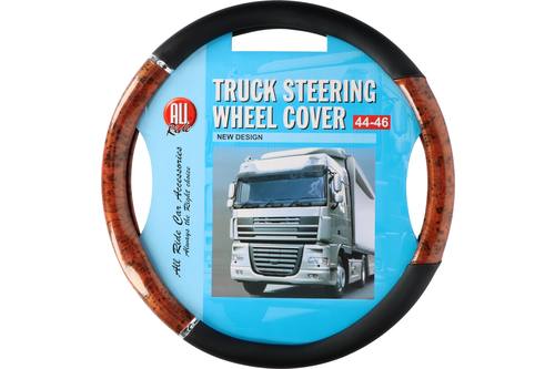 Steering wheel cover, AllRide, truck, 44-46, wood effect 1