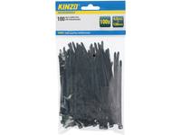 Cable ties, Kinzo, 100 pieces, black, 4.5x120mm 1